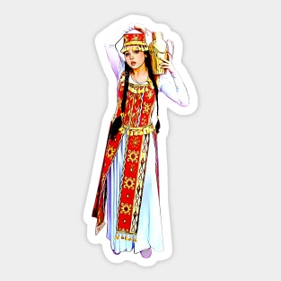 Armenian Lady Ararat Sticker